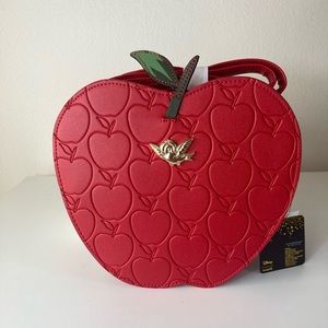 Loungefly x Disney Snow White And The Seven Dwarfs Apple Embossed Crossbody
